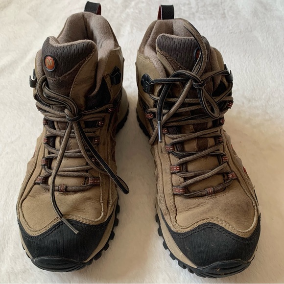 Women's Merrell Waterproof Vibram Hiking Boots Size 8.5 - Picture 4 of 14